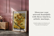 Pink Room Wall Frame Mockup, a Mockup by Paper Flowers Studio (Thumbnail 4 of 5)