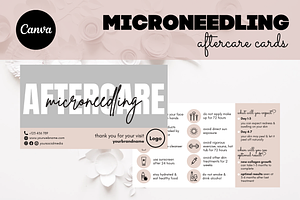 PRP Microneedling Aftercare Template