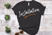 Instory Brush, a Script Font by Akifatype. (Thumbnail 2 of 7)