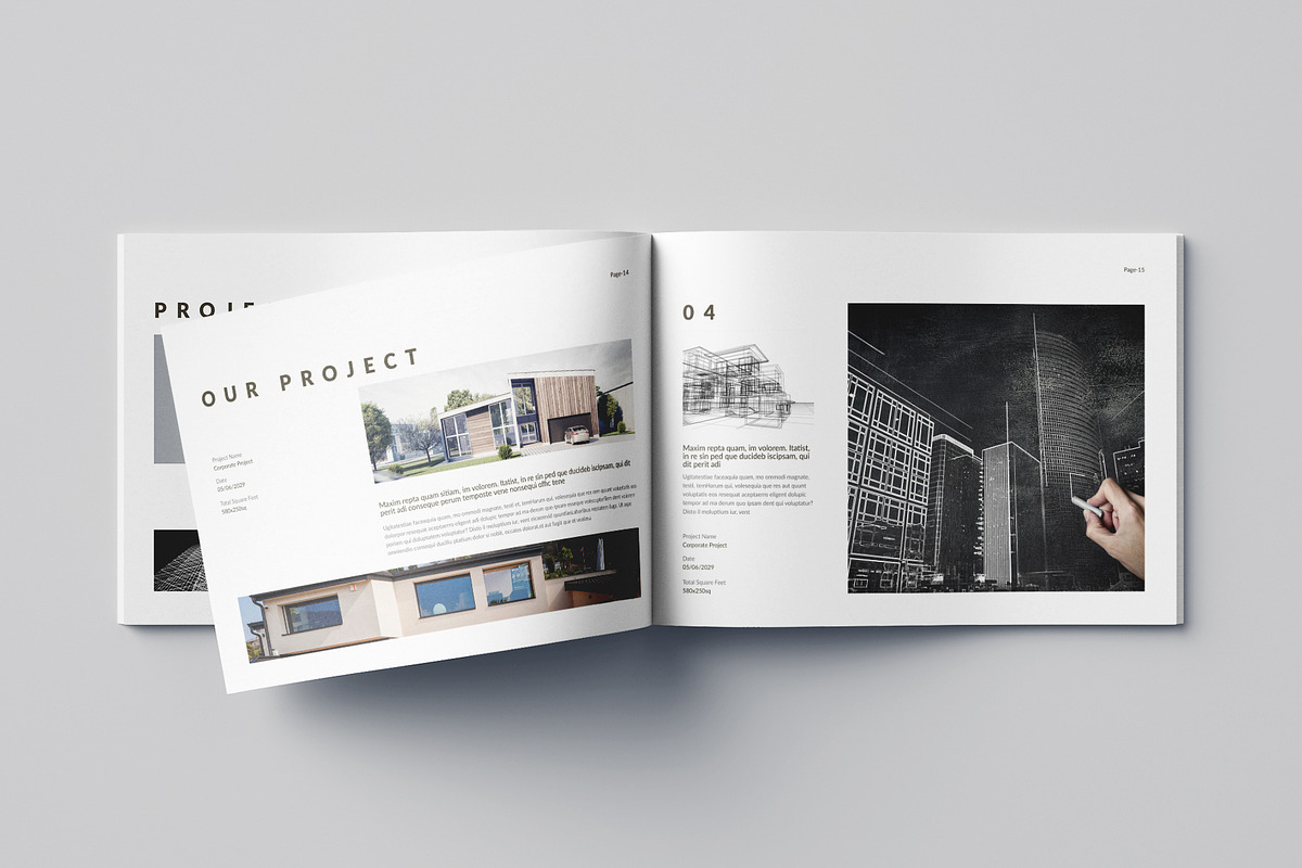 Architecture Landscape Portfolio, a Brochure Template by Pixelpick (Photo 3 of 9)