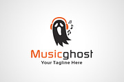 Music Ghost Logo, a Branding & Logo Template by gunaonedesign (Thumbnail 1 of 5)