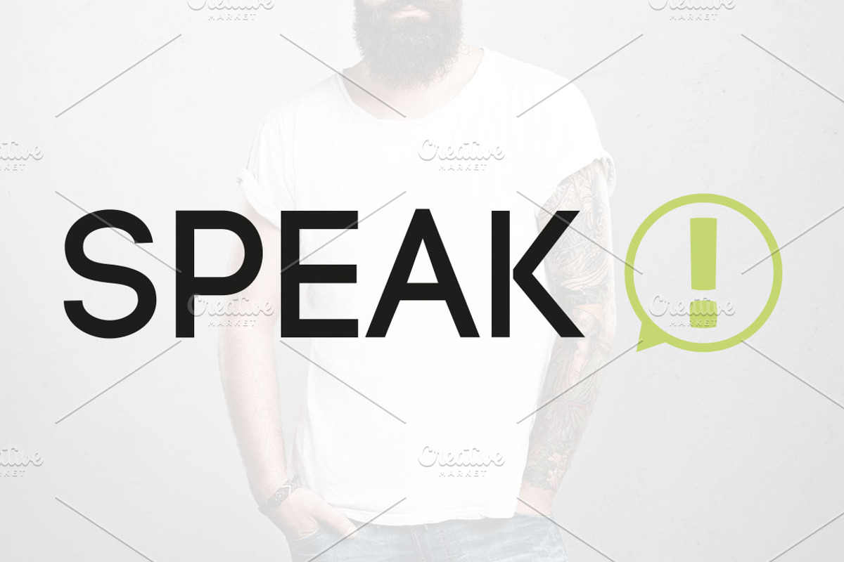 Speak Logo, a Branding & Logo Template by Luis Quesada Design (Photo 3 of 4)