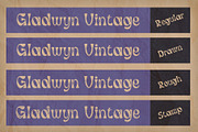 Gladwyn Vintage, a Sans Serif Font by Craft Supply Co. (Thumbnail 5 of 8)