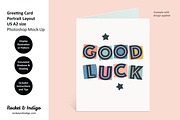 US A2 Greeting Card Photoshop Mockup, a Product Mockup by Rocket & Indigo (Thumbnail 1 of 3)
