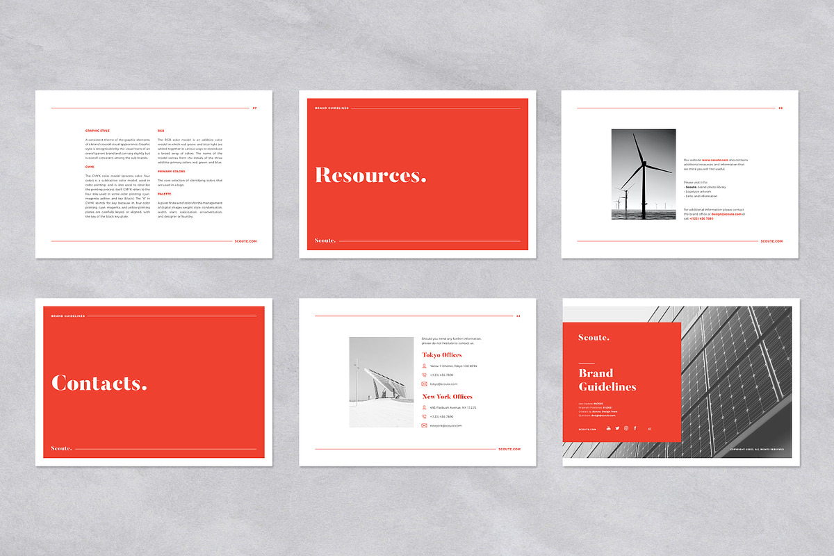 Brand Guidelines Template, a Brochure Template by Andre28 (Photo 9 of 9)