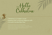 Cathaline - Modern Script, a Font by Sanskertype Studio (Thumbnail 2 of 9)