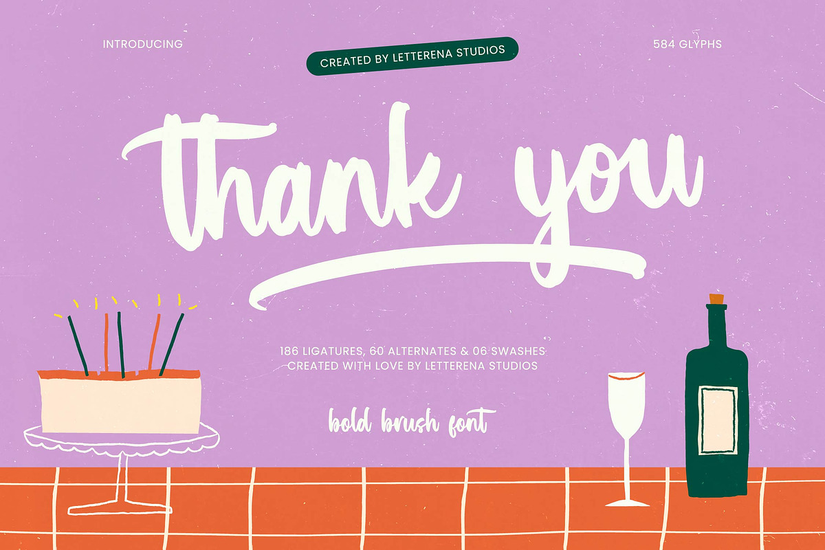 Smiles Chapter Bold Brush Font, a Script Font by Letterena Studios Script (Photo 20 of 20)