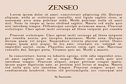 ZENSEO Clasic Serif Font, a Serif Font by Basnistudio (Thumbnail 3 of 6)