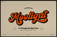 Mooligat | Vintage Script Font