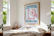 Bedroom ISO Poster Frame Mockup, a Mockup by DesignRocket (Thumbnail 9 of 9)
