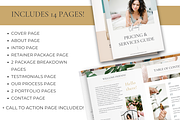 Pricing & Services Guide Selina & Co, a Templates & Theme by Lady Boss Studio (Thumbnail 2 of 9)