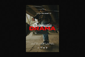 Art Film Poster Template, a Poster Template by Design Squad
