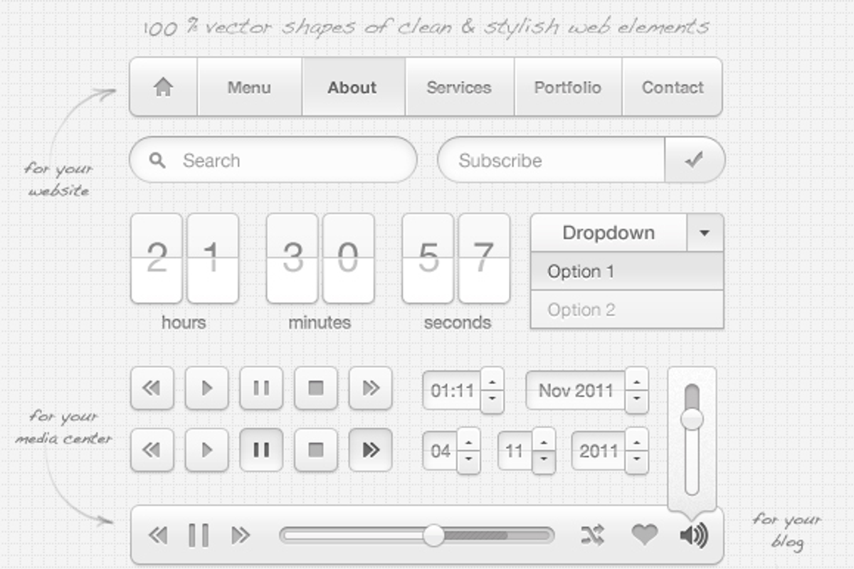 Silky Web User Interface, a Templates & Theme by Pixlsby.me (Photo 2 of 5)