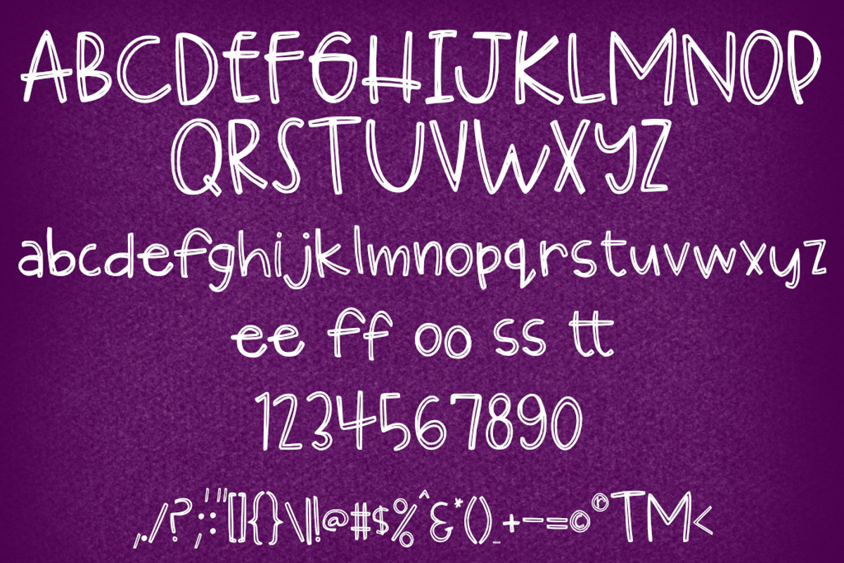 Huckleberry Hand-lettered Font, a Handwritten Font by Groovy Fonts by Mindy (Photo 2 of 6)