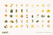 Planted Flower Sun Illustrations, a Solid Icon by CreativeWilderness (Thumbnail 2 of 13)