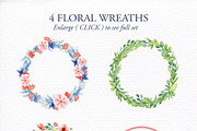 Watercolor flowers Folk art, an Illustration by Bianca Stanton (Thumbnail 6 of 6)