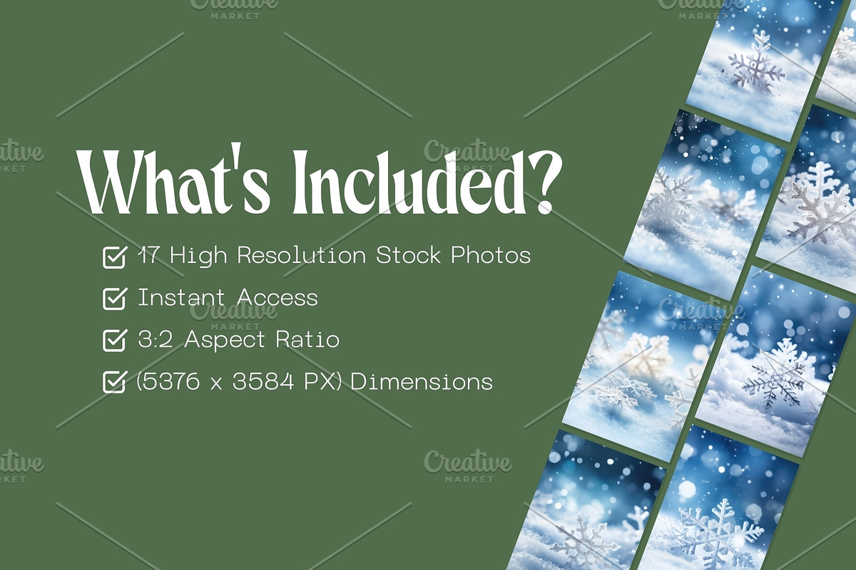 17 Winter Snowflake Stock Photos, a Holiday Photo by Incomelion (Photo 2 of 6)