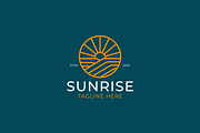 Sunrise Dawn Logo Badge Linear, a Branding & Logo Template by Signatoro (Thumbnail 2 of 3)