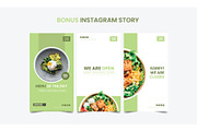 Instagram Template Pack Healthy Food, a Social Media Template by Dhwstd (Thumbnail 5 of 6)