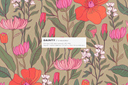 Dainty Botanical Pattern and Prints, a Pattern Graphic by likorbut (Thumbnail 9 of 10)