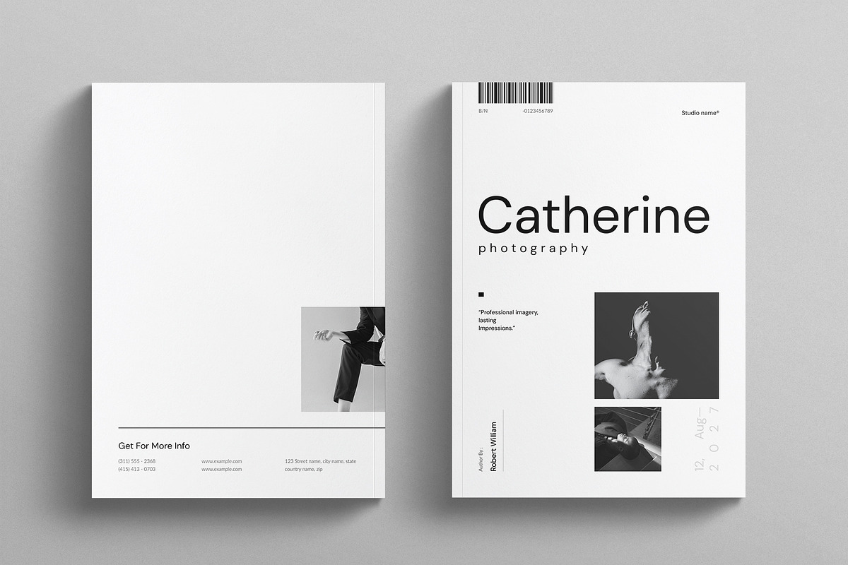 Photography Portfolio Template, a Brochure Template by E-Type (Photo 7 of 7)