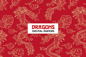 Chinese Dragon Digital Papers