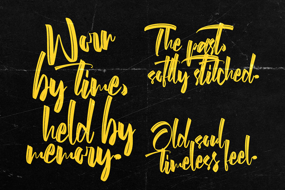 Sorastina - Vintage Brush Script, a Handwritten Font by Inviline.co (Photo 8 of 10)