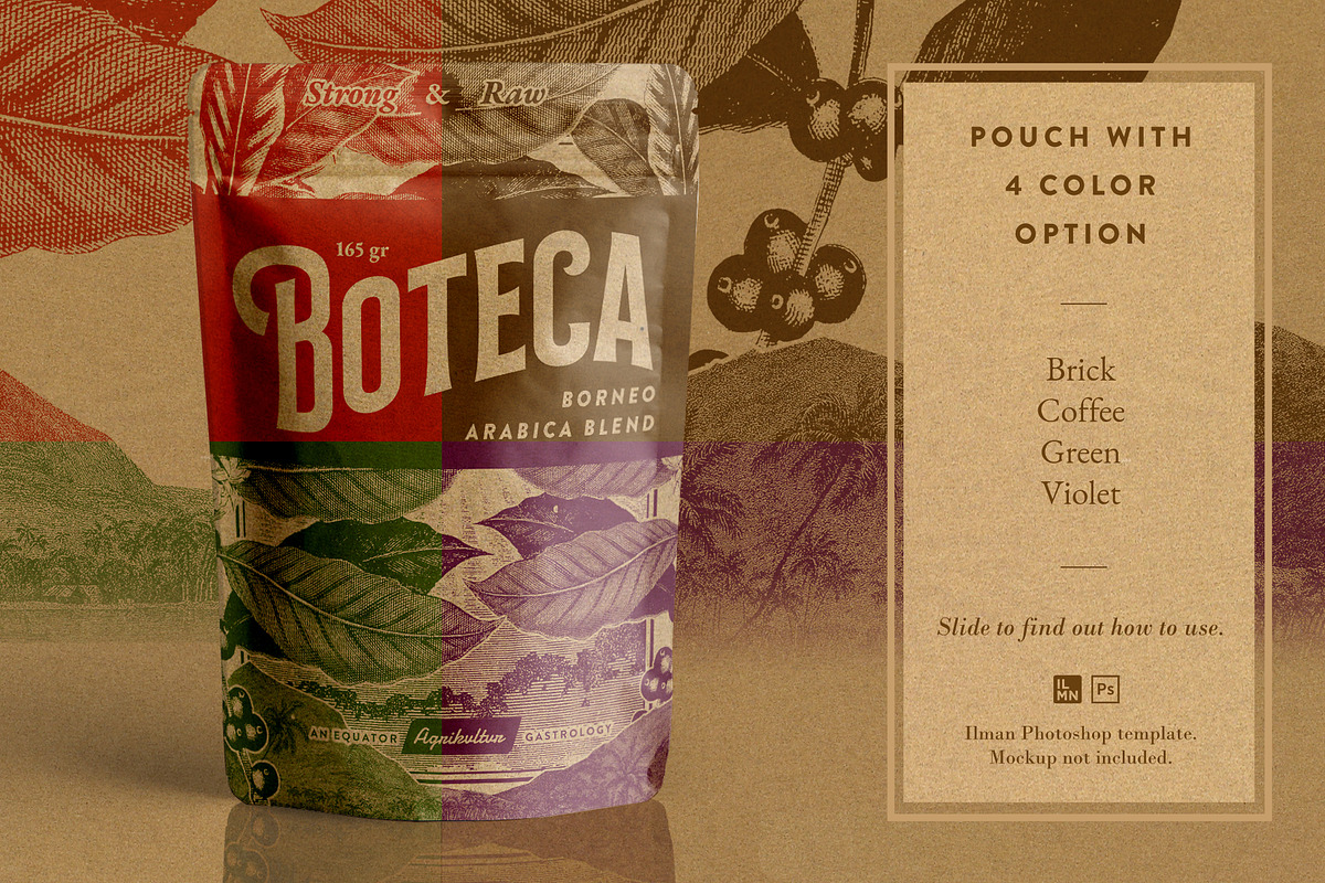 Boteca Mono - Coffee Packaging, a Marketing Template by Ilman (Photo 2 of 11)