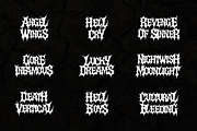 Darkness – Death Metal Typeface, a Blackletter Font by Masyafi Studio (Thumbnail 3 of 4)