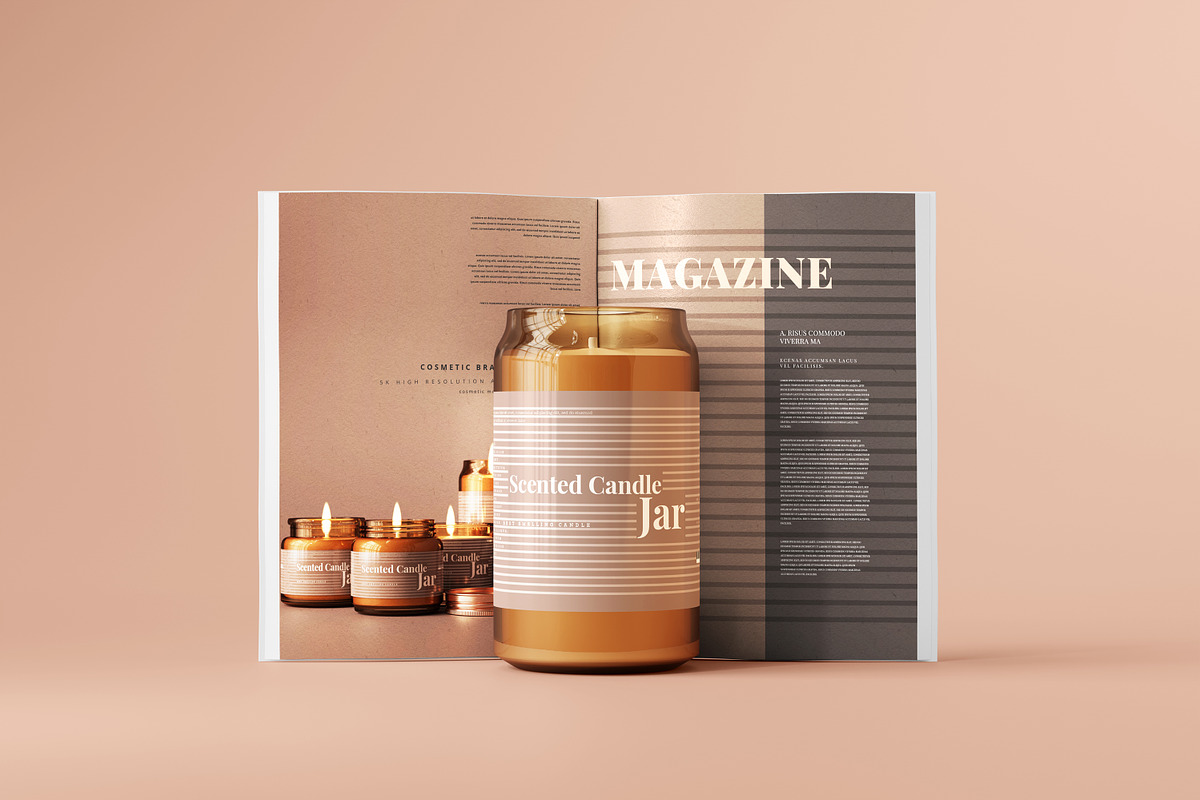 Amber Glass Candle Mockup Bundle, a Packaging Mockup by pmvch (Photo 127 of 135)