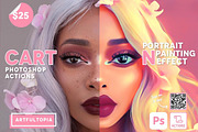 Cartoon Painting Effect Actions, an Action Add-On by JasGraphicTools (Thumbnail 1 of 19)