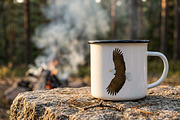 Flying Bald Eagle Illustration, an Animal Illustration by AMMi (Thumbnail 3 of 6)