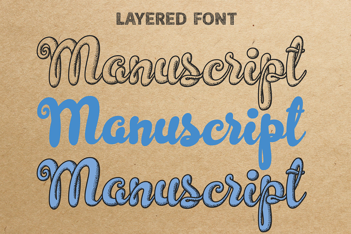 Mythical Typography | Stipple Shade, a Script Font by Royaltype (Photo 9 of 12)