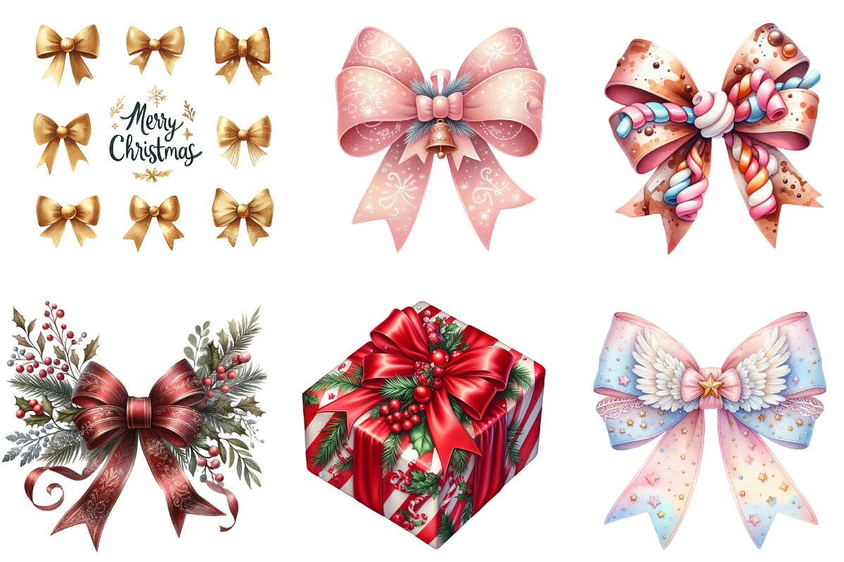 Christmas Libbey Wrap Png, Christmas, an Illustration by DreamArtGraphic (Photo 2 of 6)