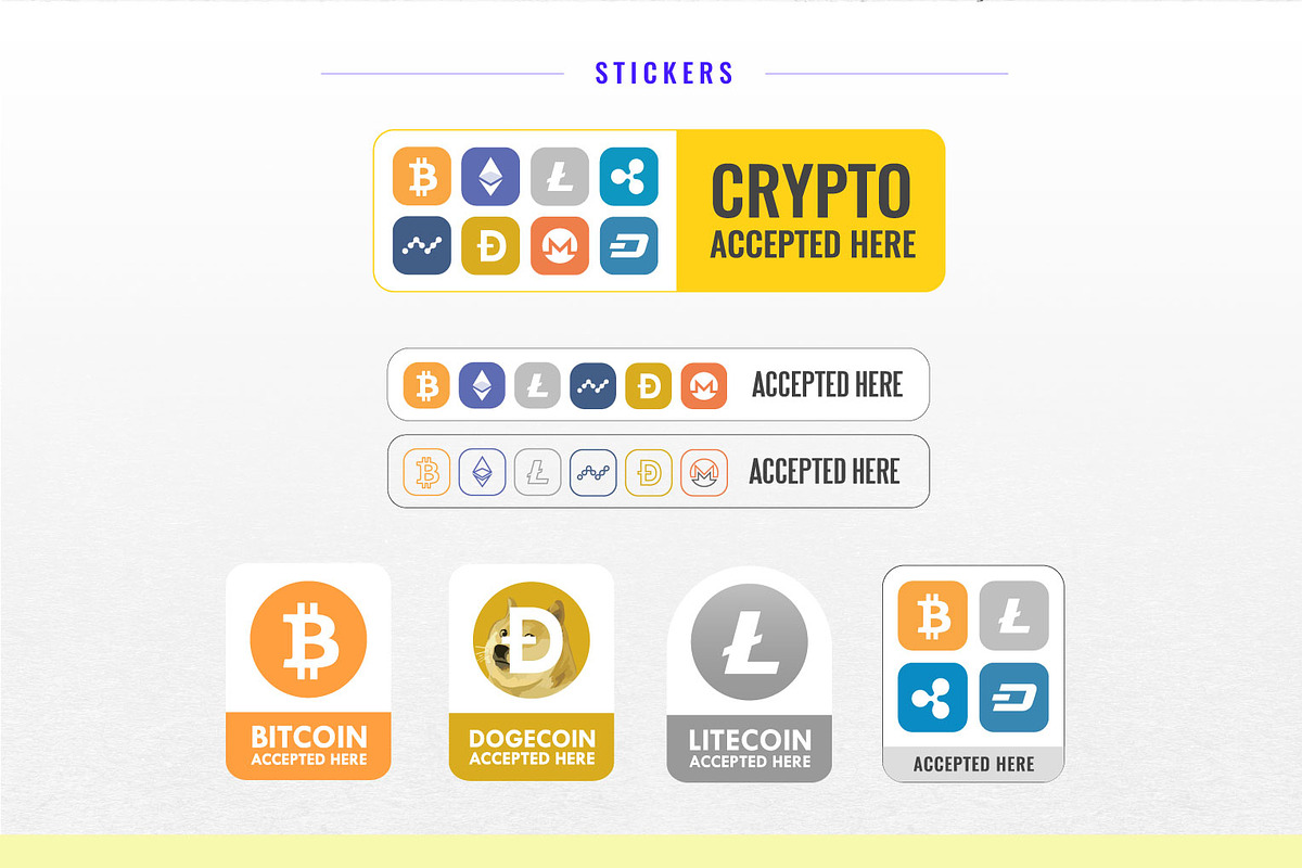 Crypto Logo Icon Set, an Outline Icon by NeonLeon (Photo 6 of 6)