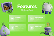 3D Spending Money Icons, a Duotone Icon by Vectors Market (Thumbnail 2 of 7)