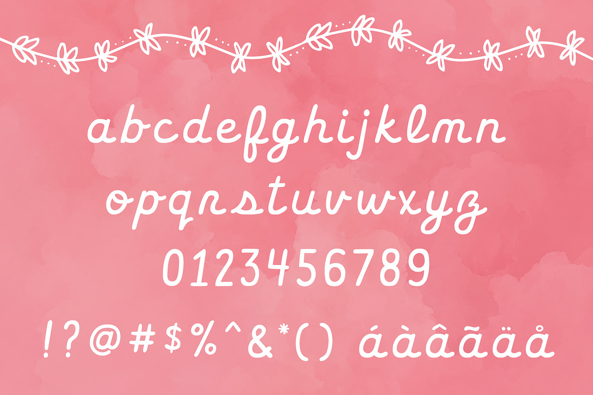 Okay Toque by Emily Ann Hill, a Script Font by Emily Ann Hill Type Co. (Photo 2 of 4)