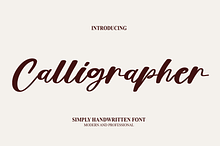 Calligrapher | Script Font