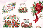 Christmas PNG Holiday Bundle, a Decorative Illustration by Arslan (Thumbnail 2 of 8)