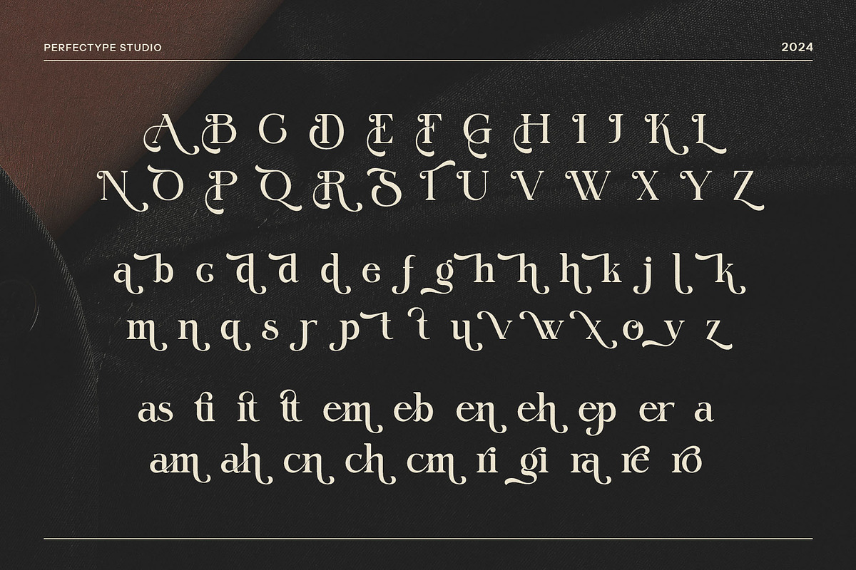 Ramita Johns Stylish Serif Font, a Serif Font by Perfectype (Photo 8 of 8)