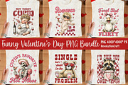 Funny Valentine's Day PNG Bundle, an Illustration by OK Design (Thumbnail 1 of 7)
