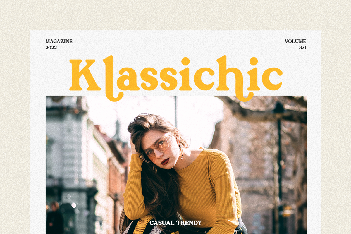 Carriage - Modern Retro Serif Font, a Serif Font by RockboyStd (Photo 3 of 12)
