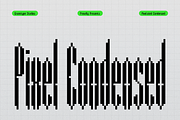 Pixel Condensed Pixelated Condensed, a Handwritten Font by gracetype_studio (Thumbnail 1 of 12)