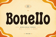 Bonello – Retro Groovy Display Font