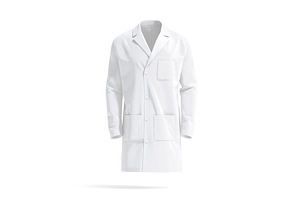 White Medical Lab Coat 3D Model, an Object 3D Model by rebrandy