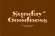 Rochie - Bold Retro Serif Font, a Serif Font by Sronstudio (Thumbnail 9 of 12)