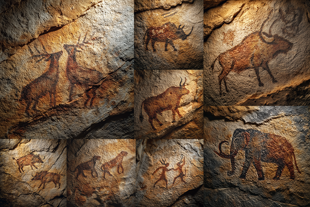 Cave Paintings, a Background Photo by Picturesque Stories (Photo 2 of 7)