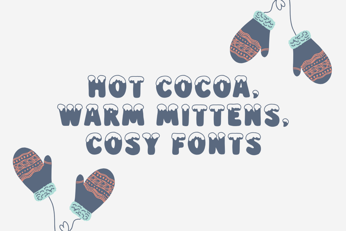 Snowbelly – Cute Winter Display Font, a Sans Serif Font by Cosy Fox (Photo 3 of 6)
