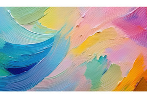 A colorful abstract painting with, an Abstract Photo by Igor Tichonow
