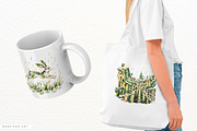 Rainy Day Clipart, a Seasonal Illustration by Markicha Art (Thumbnail 3 of 6)